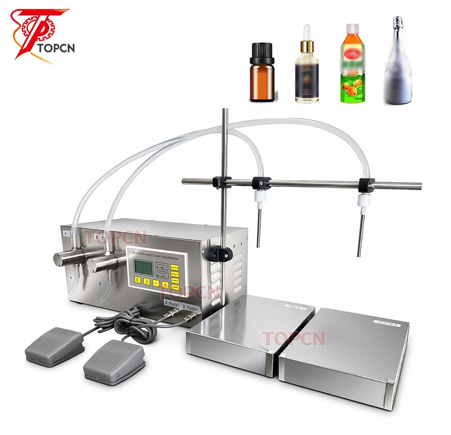 Semi Automatic Desktop Oil Bottle Weighing Filling Machine 