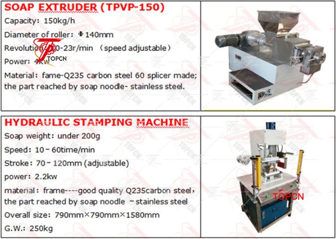 100-150kg Soap Extruder Machine
