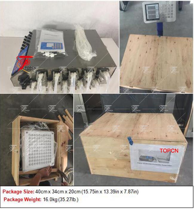 Magnetic Pump acetone filling machine, Disinfection water wine filler automatic ink filling machine with 2 nozzles 2Lmin