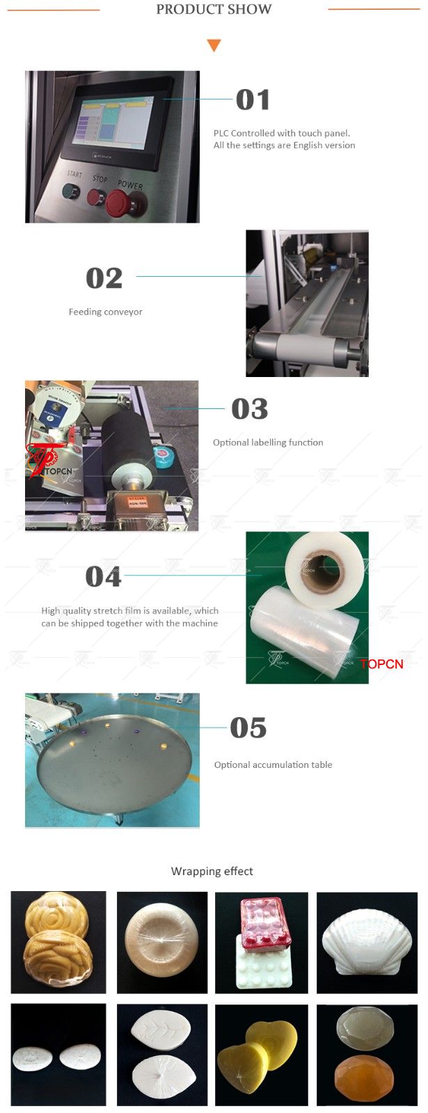 High workpiece ratio high productivity two connection soap wrapping machine for various shape soap