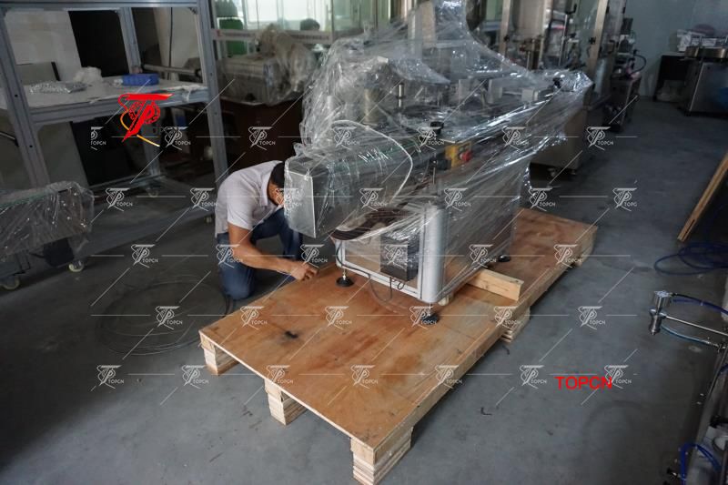 Automatic Inline Type pharmaceutical 4 heads syrup filling machine and capping