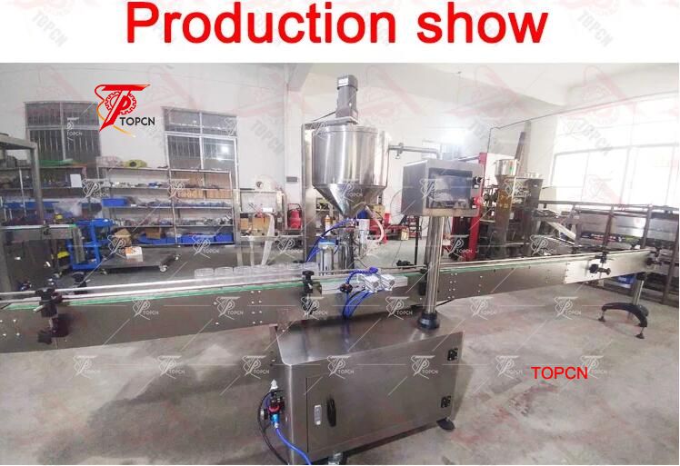 Automatic thai herbal balm cosmetic cream hot wax grease filling machine with mixing
