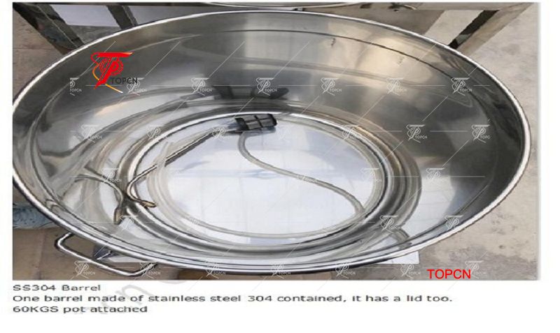 Semi automatic magnetic pump candel hot wax filling machine