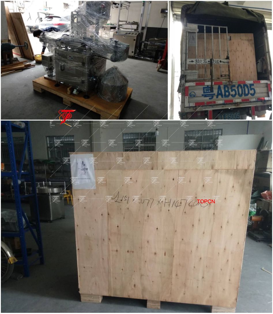 Thailand customer purchased 1 head automatic plastic bottle 10-250ml pneumatic liquid cream filling machine