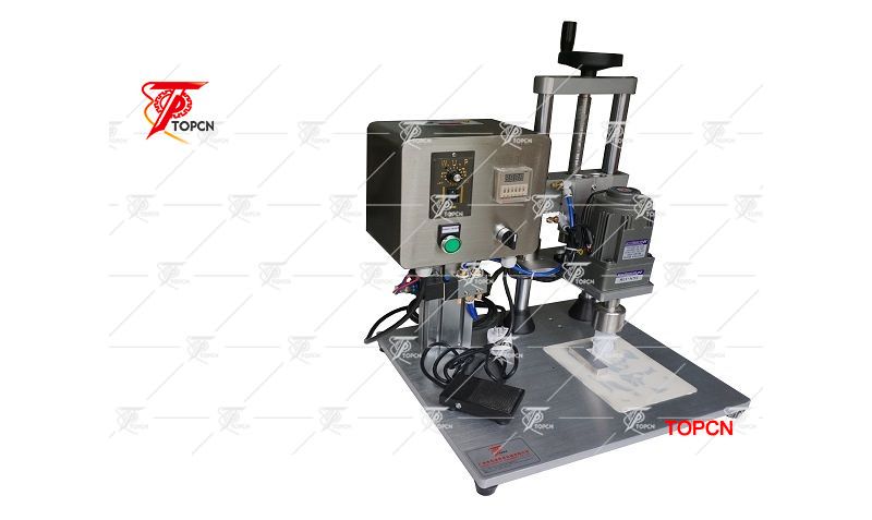 Thailand customer purchased Semi automatic bottle screw capping machine for plastic bottle