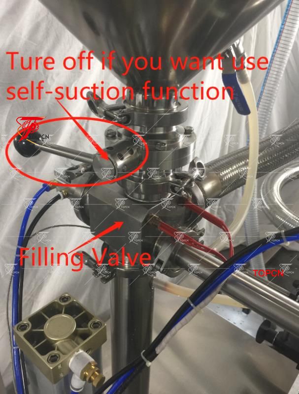 Canada customer purchased Automatic cosmetic cream hot wax grease filling machine with mixing