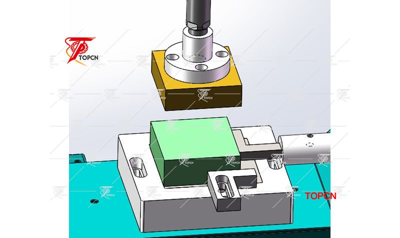 Spain customer purchased logo printing pneumatic manual soap press machine
