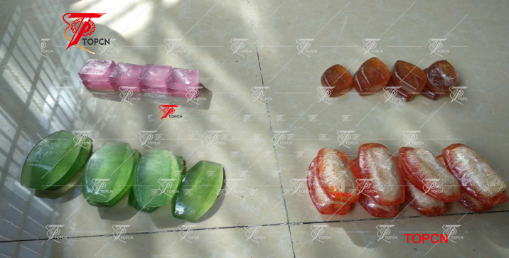 Sri Lanka customer purchased  soap wrapping cutting and stamping machine