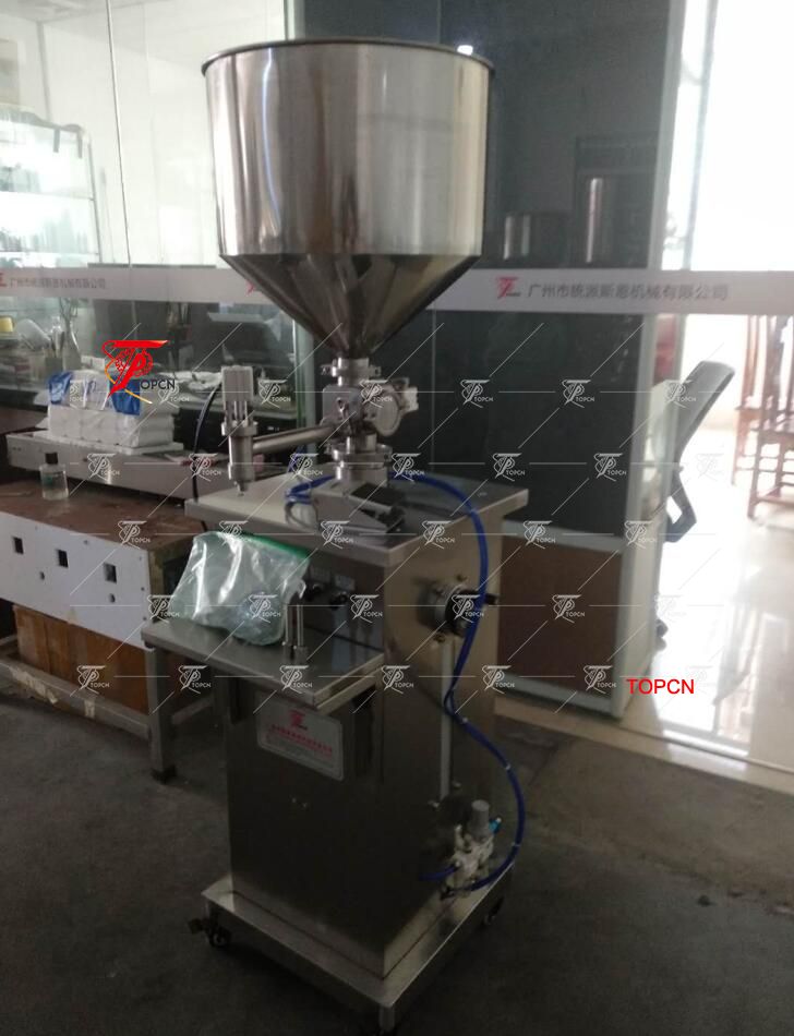 Czech Republic Customer ordered Fully pneumatic filling machine semi automatic piston filler