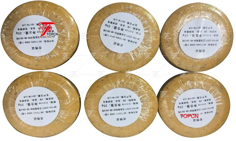 Automatic soap labeling machine hand soap sticker packaging machine