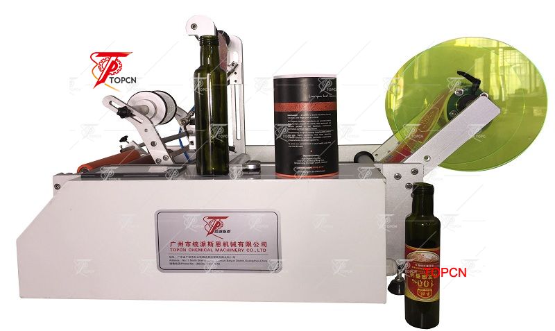 Semi automaitc used wine bottle labeling machine for sale
