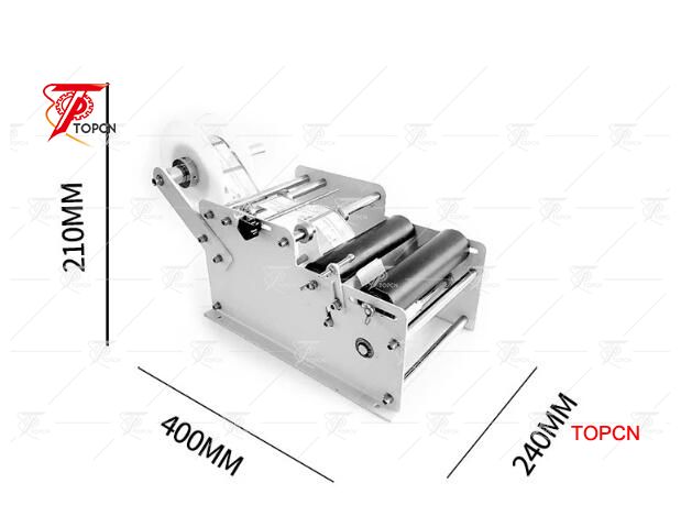 Manual tabletop round bottle labeling machine manufacturer