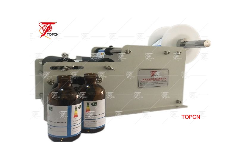 Manual tabletop round bottle labeling machine manufacturer