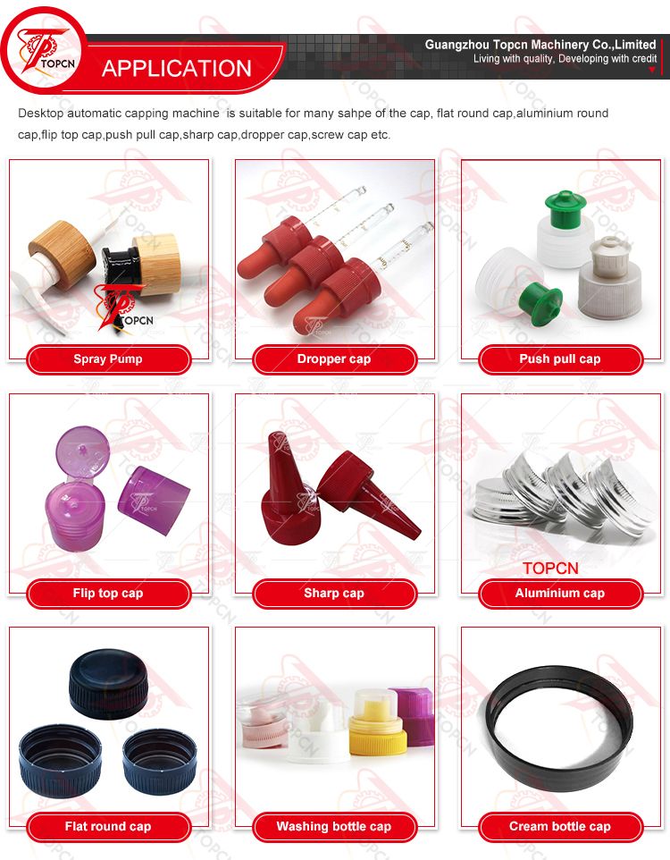 Pneumatic Desktop Screw Automatic Capping Machine